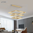 GobekUsa LED Chandelier: Modern Aluminum Luster Lamps for Bedroom, Hall, Dining, Living Room
