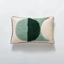 GobekUsa Blue Tufted Geometric Boho Style Cushion Cover 45x45cm for Home Decor