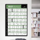 GobekUsa Bodybuilding Workout Home Gym Canvas Poster Wall Art Fitness Training Chart
