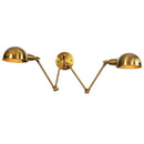 GobekUsa Double Swing Arm Wall Lights Bedside Sconce E27 Lighting Decor