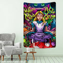 GobekUsa Anime Girl Tapestry Wall Hanging for Magic Science Fiction Bohemian Decor