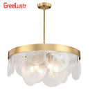 GobekUsa Glass Copper LED Pendant Light: Luxury Nordic Design for Home Decor