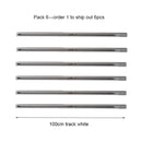 GobekUsa 100cm Black White Track for Track Lights Aluminum Rail Part
