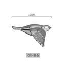 GobekUsa Golden Bird Wall Hanging Modern Decor Pigeon Accessory