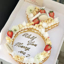 GobekUsa Diamond Ring Cake Mold PET Baking Tools 8/10/12/14inch