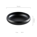 GobekUsa Ceramic Kimchi Plate - 6inch Round Dish - Solid Glaze