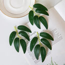GobekUsa Green Silk Willow Leaves Flowers for Home Wedding Decoration