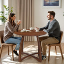 Alma 36 Inches Round Dining Table for 4, Mid-Century Modern Kitchen & Dining Room Tables by Megsu