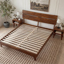 Aurora Solid Wood Bed Frame by Megsu