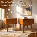 Sofia Solid Wood Nightstand by Megsu