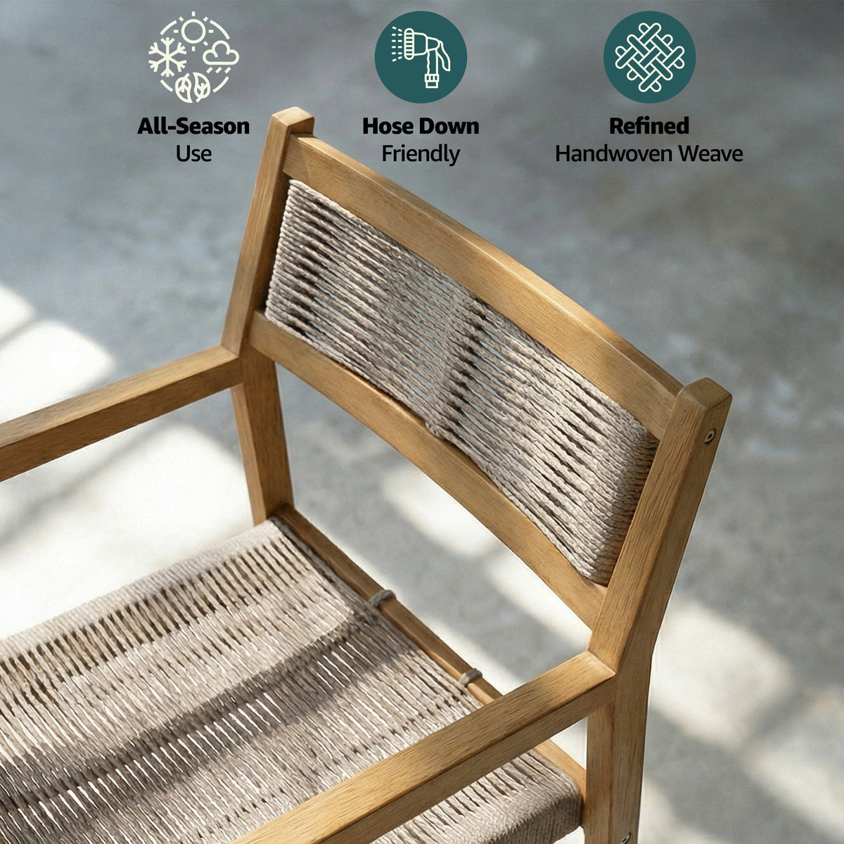 Heritage Standard Outdoor Armchair, detail