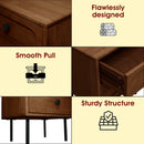 Savana Solid Wood 2-Drawer Nightstand by Megsu