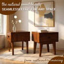 Sofia Solid Wood Nightstand by Megsu