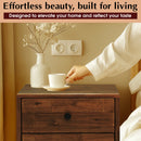 Silvia Solid Wood Nightstand by Megsu