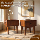 Sofia Solid Wood Nightstand by Megsu