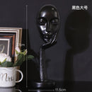 GobekUsa Lady Face Abstract Art Sculpture Resin Ornaments for Home Decor
