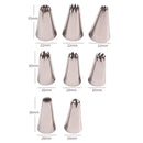 GobekUsa Big Size Russian Pastry Nozzles Cake Cupcake Decorator Set