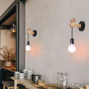 GobekUsa Industrial Pulley Wall Light - Retro Loft Sconce Fixture for Home, Cafe, Bar