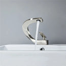 GobekUsa Gold White Bathroom Basin Faucet Cold Hot Water Mixer Sink Tap