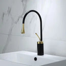 GobekUsa Antique Brass Bathroom Basin Faucet Hot Cold Black Sink Mixer Kitchen Water Crane