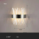 GobekUsa Gold Black LED Wall Sconce Light for Bedroom Corridor