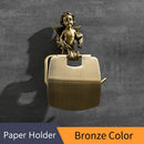 GobekUsa Classic Angel Gold Toilet Paper Holder Wall Mounted for Bathroom Home