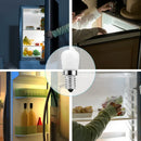 GobekUsa LED Fridge Bulb 3W E14 220V Corn Light, Replace Halogen Chandelier, White/Warm