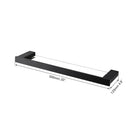 GobekUsa Black Matte Stainless Steel Bathroom Hardware Set: Paper Holder, Toothbrush Holder, Towel Bar & Accessories