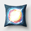 GobekUsa Cartoon Planet Astronaut Moon Rocket Pillow Case 45x45cm Square Cushion Cover