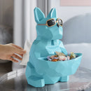 GobekUsa Cool Dog Tissue Box Holder with Storage Box Home Office Decor Dog Figurine