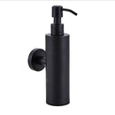 GobekUsa Black Stainless Steel Wall-Mounted Soap Dispenser