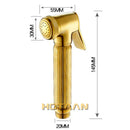 GobekUsa Gold Bidet Faucet: Hygienic Muslim Shower Sprayer for Clean Toilet Experience