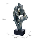 GobekUsa Loving Couple Resin Statue for Interior Decor and Valentine's Day Gift