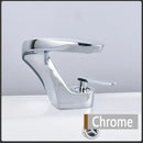 GobekUsa Brushed Gold Basin Faucet: Modern Brass Deck Mount Bathroom Mixer Tap