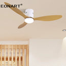 GobekUsa 52" Black DC Ceiling Fan, Remote Control, No Light