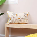 GobekUsa Dandelion Floral Yellow Pillow Cover for Home Decor