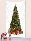 GobekUsa Christmas Tree Bedroom Decoration Wall Tapestry Mattress - Large Bohemian New Year Party Decor