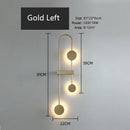 GobekUsa LED Wall Light: Modern Nordic Bedroom Lamp for Living Room, Bedside, Aisle, or Hotel
