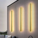 GobekUsa LED Wall Lamp: Waterproof, Dimmable, Aluminum, Outdoor Sconce Light - Gold