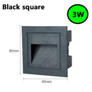 GobekUsa 3W IP65 Waterproof Embedded Step Lights for Staircase Corridor & Outdoor Walls