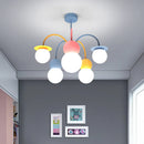 GobekUsa Cute Cartoon LED Chandelier Light for Kids Bedroom and Nursery