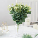 GobekUsa Eucalyptus Leaves Artificial Plants for Home Wedding Decor & Outdoor Christmas Wreaths