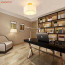 GobekUsa Copper Acrylic Ceiling Lights Modern Living Room Decor Bedroom Lamps