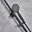 GobekUsa Black Bronze Shower Faucet Set with 8" Rain Shower Head & Hand Shower