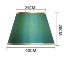 GobekUsa Golden Edge Large Cloth Lampshade Cover for Bedroom Bedside Floor Lamp