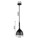 GobekUsa Industrial Aluminium Pendant Lights Chandelier for Home Living Room Kitchen Bedroom