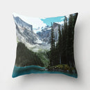 GobekUsa Green Tropical Leaves Forest Pillowcase - Natural Mountain Ocean Wave Decor