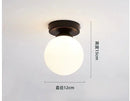 GobekUsa Glass Ball Ceiling Light: Modern Nordic Style, Creative Round Lamp for Home Decor.