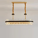 GobekUsa Gold Stainless Steel Crystal Chandelier for Dinning Room