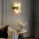 GobekUsa Crystal Wall Lamp: Elegant Lighting for Living Room, Bedroom, and Staircase